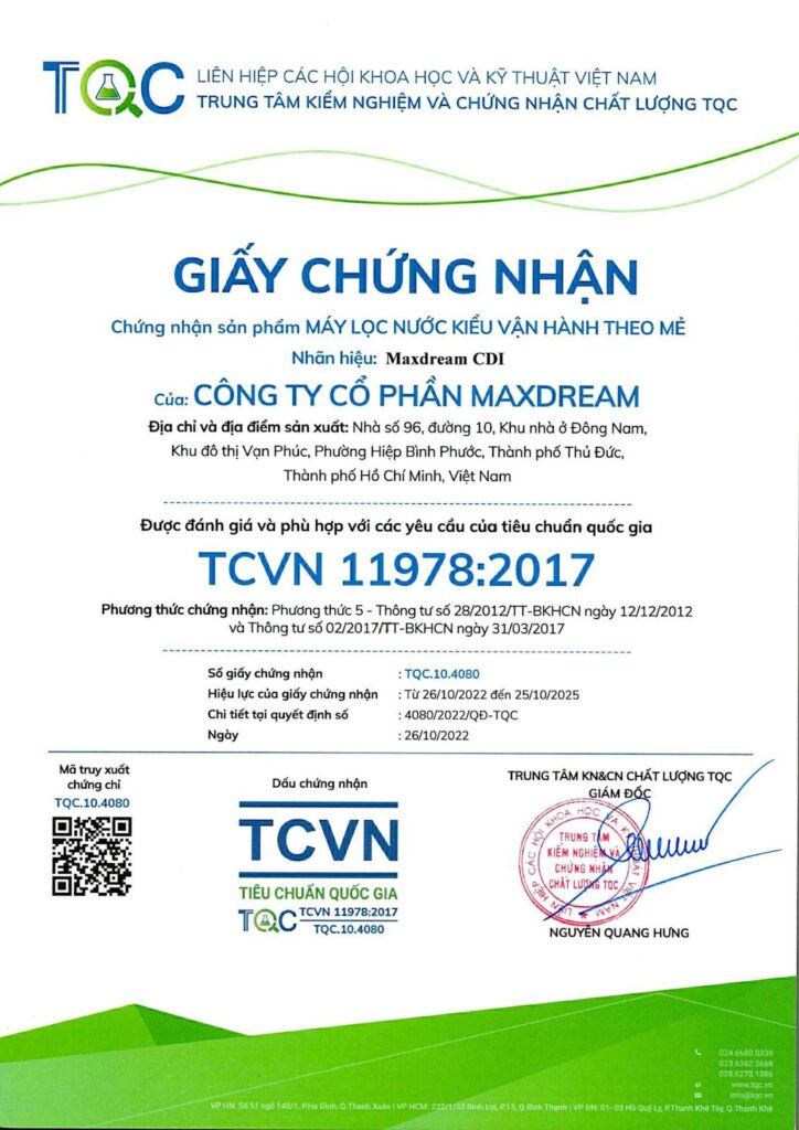 Báo Giá Máy Lọc Nước Maxdream: Có Tốt Chất Lượng? 3