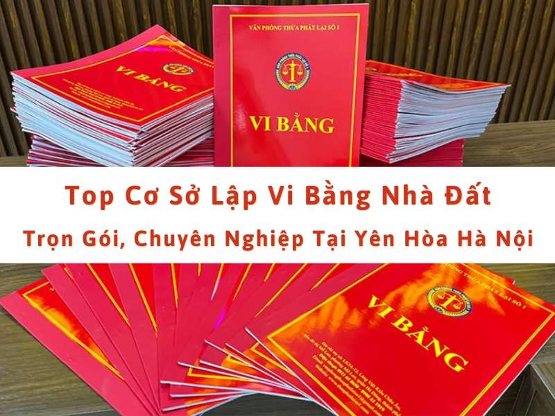 Top Cơ Sở Lập Vi Bằng Nhà Đất Trọn Gói, Chuyên Nghiệp Tại Yên Hòa Hà Nội 1 Top cơ sở lập vi bằng nhà đất trọn gói, chuyên nghiệp tại Yên Hòa Hà Nội
